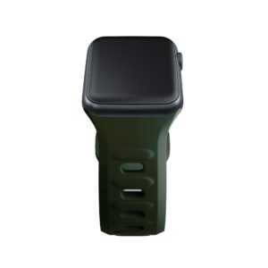 3mk silikoninis laikrodžio dirželis, skirtas Apple Watch 38 / 40 / 41 mm - žalias