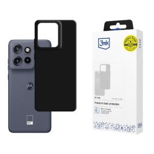 3mk matinis dėklas, skirtas Motorola Edge 50 Neo – juodas -- Motorola Edge 50 Neo