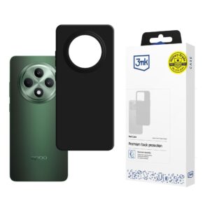 3mk matinis dėklas, skirtas Oppo Reno 12 FFS – juodas -- Oppo Reno 12 F
