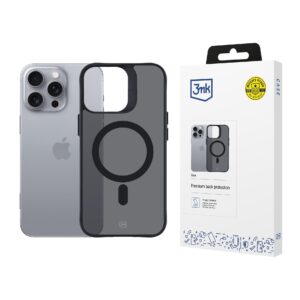 3mk Smoke MagCase su MagSafe, skirtas iPhone 16 Pro Max – pusiau permatomas