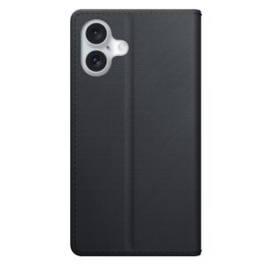 3mk piniginės dėklas, skirtas iPhone 16 Plus – juodas