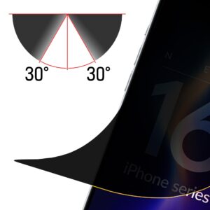 Privatumo plėvelė matinė 3mk Silky Matt Privacy, skirta iPhone 16 Pro