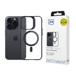 3mk Satin Armor MagCase, skirtas Apple iPhone 15 Pro – skaidrus