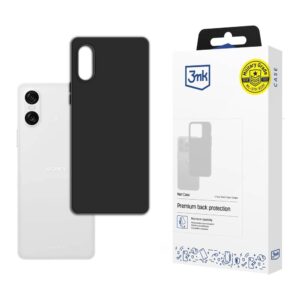 3mk matinis dėklas, skirtas Sony Xperia 10 VI – juodas -- Sony Xperia 10 VI