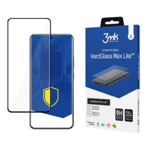 3mk HardGlass Max Lite juodas grūdintas stiklas, skirtas Xiaomi 14T Pro