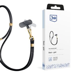 Išmaniojo telefono dirželis 3mk EasyClip Elite – juodas -- Cell phone cases and covers