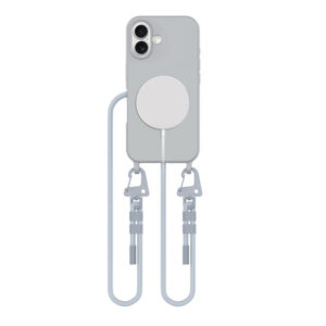 Tech-Protect MagNecklace MagSafe dėklas iPhone 16 – pilkas -- iPhone 16