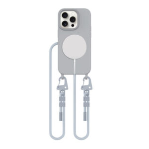 Tech-Protect MagSafe dėklas su dirželiu iPhone 14 Pro – pilkas -- iPhone 14 Pro