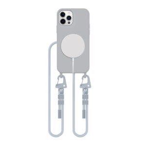 Tech-Protect MagNecklace MagSafe dėklas iPhone 12/12 Pro – pilkas -- iPhone 12