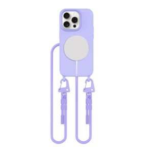 Tech-Protect MagNecklace MagSafe dėklas iPhone 15 Pro – levandų -- iPhone 15 Pro