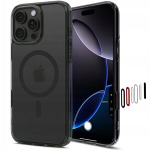 Spigen Ultra Hybrid T MagSafe dėklas iPhone 16 Pro – juodas
