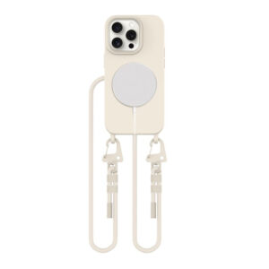 Tech-Protect MagNecklace MagSafe dėklas iPhone 15 Pro – smėlinis -- iPhone 15 Pro