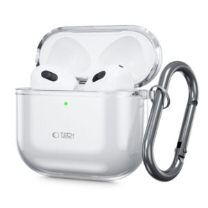 Tech-Protect FlexAir dėklas Apple AirPods 4 – skaidrus -- AirPods 4