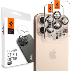 Spigen Optik Pro EZ FIT kameros apsauga 2 vnt. iPhone 16 Pro/Pro Max – ruda