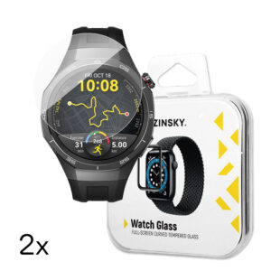Wozinsky Full Glue grūdintas stiklas Huawei Watch GT 42 mm (2 vnt.)