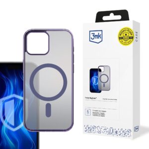 3mk Frosty MagCase Purpurinis dėklas, skirtas Apple iPhone 15 – violetinis