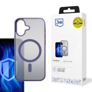 3mk Frosty MagCase Purple, skirtas Apple iPhone 16 - violetinis -- iPhone 16