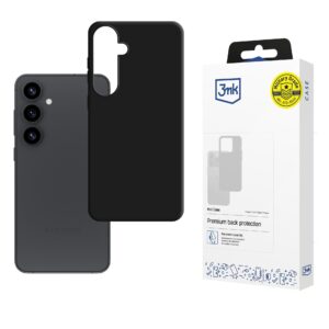 3mk matinis dėklas, skirtas Samsung Galaxy S25 – juodas