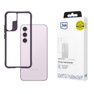3mk Satin Armor Case+ Purple, skirtas Samsung Galaxy S24 – skaidrus