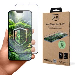 Grūdintas stiklas 3mk HardGlass Max Eco, skirtas Apple iPhone 13/13 Pro/14