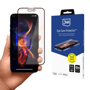Grūdinto stiklo 3mk akių priežiūros priemonė, skirta Apple iPhone 14 Pro