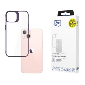 3mk Satin Armor Case+ Purple, skirtas Apple iPhone 14 - skaidrus