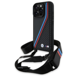 BMW M Edition Carbon dėklas iPhone 16 Pro Max – juodas