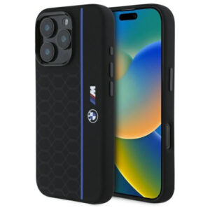 BMW MagSafe dėklas iPhone 16 Pro – juodas