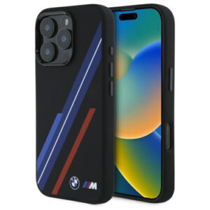 BMW MagSafe dėklas iPhone 16 Pro Max – juodas