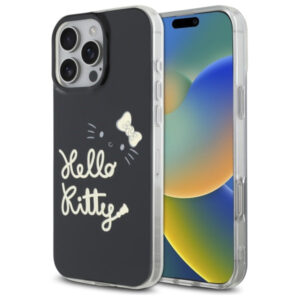 Hello Kitty MagSafe dėklas iPhone 16 Pro Max – juodas
