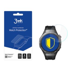 Hybrid Glass 3mk Watch Protection FlexibleGlass, skirtas Huawei Watch GT5 Pro 46mm