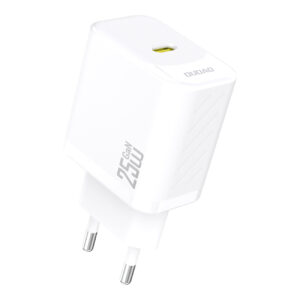 Dudao A27 25W GaN USB-C sieninis įkroviklis - baltas