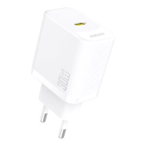 Dudao A27P 30W PD GaN USB-C sieninis įkroviklis - baltas