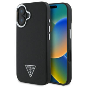 Guess MagSafe dėklas iPhone 16 Plus – juodas