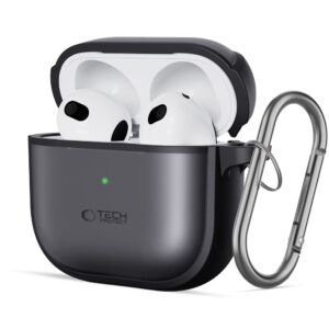 Tech-Protect Slim Hook dėklas AirPods 4 – juodas -- AirPods 4
