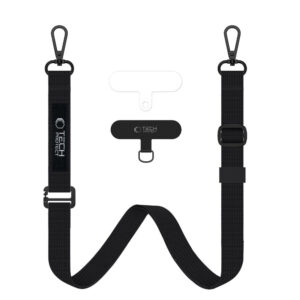 Tech-Protect C65 Rope Crossbody Leash - juodas -- Other phone accessories