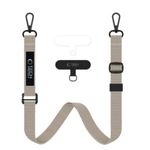 Tech-Protect C65 Rope Crossbody Leash - smėlio spalvos -- Other phone accessories