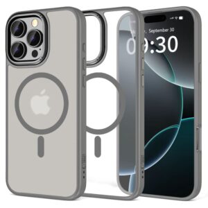 Tech-Protect MagEdge MagSafe dėklas iPhone 16 Pro Max – titano -- iPhone 16 Pro Max