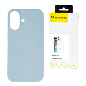 Wozinsky skystojo silikono MagSafe dėklas Galaxy S24 FE – šviesiai mėlynas