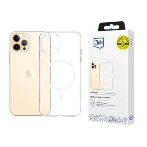 3mk skaidrus MagCase dėklas, skirtas Apple iPhone 12 Pro Max – skaidrus -- iPhone 12 Pro Max