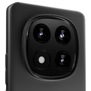 3mk matinis dėklas, skirtas Xiaomi Redmi Note 14 Pro – juodas