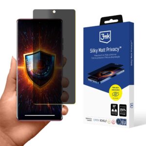 3mk silky matt privacy privacy apsauginis stiklas skirtas Motorola Edge 50 Fusion -- Motorola Edge 50 Fusion