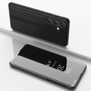 Clear View dėklas Samsung Galaxy A36 – juodas