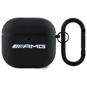 AMG odinis dėklas AirPods 4 – juodas su logotipu