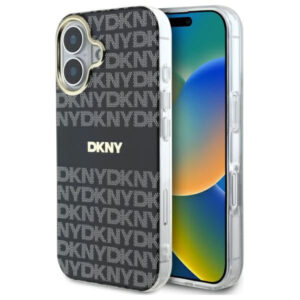 DKNY MagSafe dėklas iPhone 16 – juodas