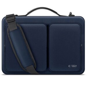 15-16 Tech-Protect Defender Bag Nešiojamojo Kompiuterio Krepšys - Mėlynas -- Laptop Bags