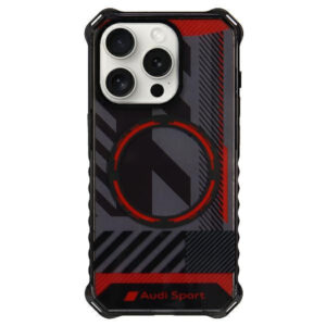 Audi IML Sport MagSafe dėklas iPhone 15 Pro – juodas