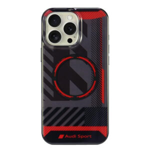 Audi MagSafe dėklas iPhone 16 Pro Max – juodas