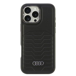 Audi MagSafe dėklas iPhone 16 Pro Max – juodas