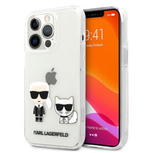 Karl Lagerfeld skaidrus dėklas iPhone 13 Pro Max